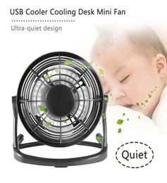 Mini USB Fan Cooler Cooling Mini Desk Fan Portable Desk Mini Fan Super Mute Coolerfor Notebook Laptop Computer With key switch1713177