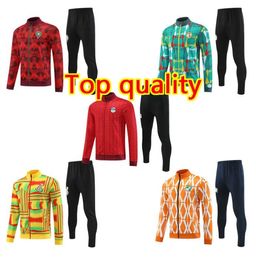 2023 24 Costa d'Avorio Marocco Senegal Senegal Trackuits Set Set Men Outdoor Football Suit Kits Home Jackets Sport Sports Humking Soccer Allenamento Suit