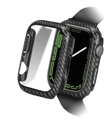 Cool Carbon Fibre Case for Watch Series 7 6 5 4 3 2 Tough Armour PC Hard Cover iWatch 38mm 40mm 41mm 45mm39049266123307