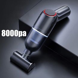 8000Pa Wireless Car Vacuum Cleaner Cordless Handheld Auto Home Dual Use Mini With Builtin Battrery 231229