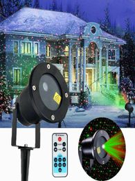 Christmas Laser Star Light RGB Shower LED Gadget MOTION Stage Projector Lamps Outdoor Garden Lawn Landscape 2 IN 1 Moving Full Sky8492325