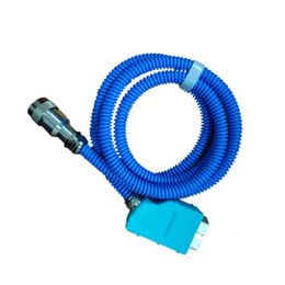 Automotive OBD2 connection line male metal plug-in 19 pin connector