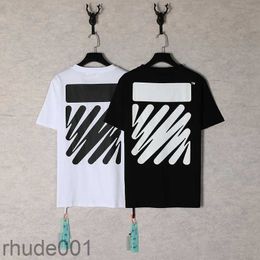 Men's T-shirts 23ss New Graffiti High Street Fashion Brand Loose Short Sleeve T-shirt Weight Fabric B6X4 S8AY