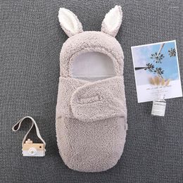 Blankets Soft Born Baby Wrap Blanket Sleeping Bag Envelope For Sleepsack Cotton Thicken Cocoon Pography Stuff