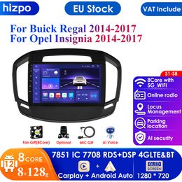 9'' 7862 QLED Screen 2din Android Car Radio Multimedia Video Player for Buick Regal 1 Opel Insignia GPS Navi Carplay Auto 4G RDS