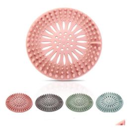Other Household Cleaning Tools & Accessories Bathroom Sile Sink Drain Hair Bath Stopper Plug Strainer Philtre Shower For Kitchen Toliet Dhqk5