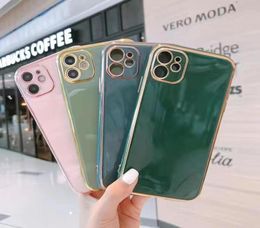 Designers phone case luxurys iphone cases for 13 13promax 12pro 11 XR XSMax 7p fashion Electroplating all inclusive lens soft shel9530494