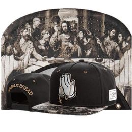 Sons BREAK BREAD god pray Baseball Caps toucas gorros hip hop Sports chapeu de sol swag Men women Snapback Hats2877777