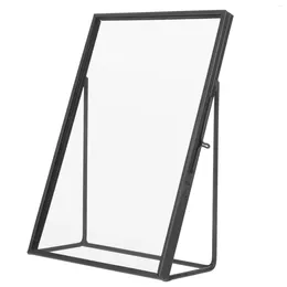 Frames Glass Picture Frame Simple Po Tabletop Specimen Display