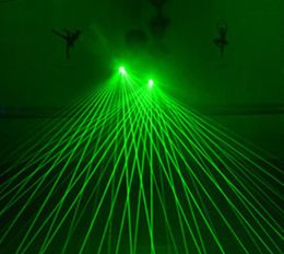 Green Red Laser Glove With 4pcs 532nm 80mW LED Lasers Light Dancing Stage Luminous palm lights Gloves For DJ Club KTV Show Gloves7574023