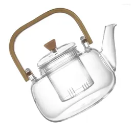 Dinnerware Sets Healthy Tea Pot Glass Teapot Kettle With Infusers Household Small Loose Leaf For