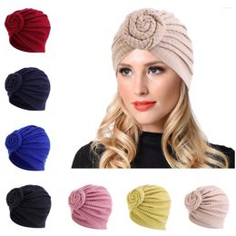 Ethnic Clothing Muslim Women Turban Hijab Top Twist Knot Headwrap Cover Beanie Chemo Cap Headwear Solid Color India Hat Hair Accessories