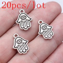 Charms Crafts Bulk Jewellery Making Supplies Double Sided Eye Palm