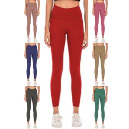Align Lu Lady Seamless Yoga Fitness Sweatpants High Rise Women Exercise Long Leggings Stretch Pants Elastic Trousers Full Length Popular Bodybuilding Ladys