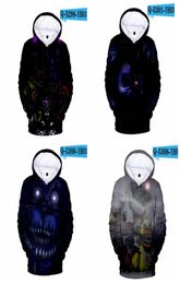 Spring 3D print Five Nights at Freddys Sweatshirt For Boys School Hoodie For Boys FNAF Costume For Teens Jacket Clothes5828111