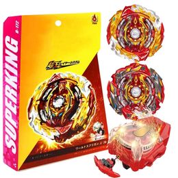 Box Set B172 World Spriggan Super King Spinning Top with Spark Launcher Kids Toys for Children 231229