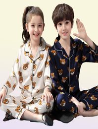 Kids Pyjamas Boys Sleepwear Nightwear Baby Girls Infant Clothes Cartoon Bear Pyjama Sets Children039s Pyjamas198i3192593