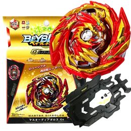 Box Set B155 Master Diabolos GT Spinning Top with Spark Launcher Kids Toys for Children 231229