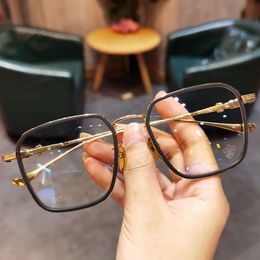 Designer Ch Cross Glasses Frame Chromes Brand Sunglasses New Retro Eyeglass Ultra Light Titanium for Men Heart Luxury High Quality Frames Free Shipping 2024 08z8