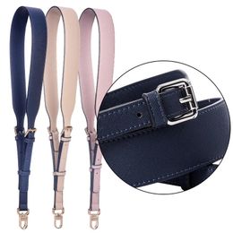 High-quality Leather Wide Bag Cross Pattern Double-sided Adjustable One-shoulder Cross-body Leather Shoulder Strap Accessories 231228