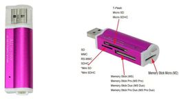 All in one USB 20 SD card reader Multi Memory Card Reader for Micro SDTF M2 MMC SDHC MS 1091986