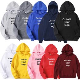 Fashion Customize your Hoodie For Man Women Winter Autumn Casual DIY Printed Hooded Sweatshirts Plus Size 231229