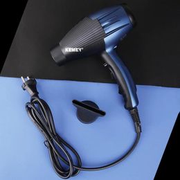 Dryers AIKIN KEMEY Professional Hair Dryer 3800W 6Speeds Adjustment Hot/Cold Wind Quick Dry Barber Shop Air Collecting Hair Blow Dryer