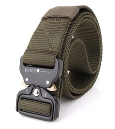 The New ENNIU 38CM Quick Release Buckle Belt Quick Dry Outdoor Safety Belt Training Pure Nylon Duty Tactical Belt6392622