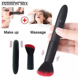 Makeup Brushes Home Electric Automatic Cosmetics Brush 10 Speed Vibration Clitoris Stimulator Massager Adult Massage Toy Vibrator Make Up Brush Q231229