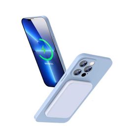 Cell Phone Cases For Magsafe Magnetic Wireless Charging Case For iPhone 15 14 13 12 Pro MAX mini 8 Plus XR XS Max X SE Liquid Silicone Cover 0QWR