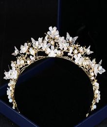 Bellissime corone e diademi da sposa in cristallo fatti a mano Copricapo con strass da sposa per ragazze da donna, ballo di fine anno, abito da festa 5869505