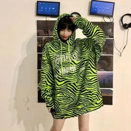 Men S Hoodies Hooded Fashion Brand Zebra Pattern Sweater For And Women Loose Casual Y K Korean INS Street Lovers Jacket