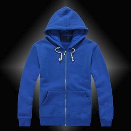 small Hoodies Mens horse polo jacket and Sweatshirts Sweater autumn solid with a hood sport zipper casual Multiple Colours Asian contact me for more pictures 9112ESS