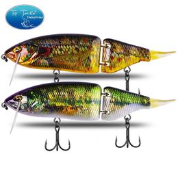 Jointed Bait 165mm 60g Shad Glider Swimbait Fishing Lures Hard Body Floating Bass Pike Tackle 231229