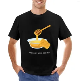 Men's Polos Honey Never Goes Bad Chef Cook Cooking Witty T-Shirt Korean Fashion Summer Clothes Mens Funny T Shirts