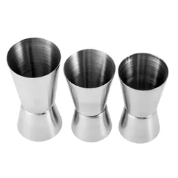 Measuring Tools Stainless Steel Cups 15/30 20/40 25/50ml Party Wine Shaker Jigger Dual Tone Mixed Drinks