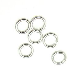 100pcs lot 925 Sterling Silver Open Jump Ring Split Rings Accessory For DIY Craft Jewellery Gift W5008 244I