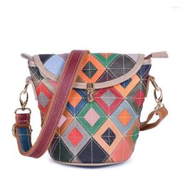 Evening Bags Multicolor Genuine Leather Crossbody Bag For Women Luxury Hobo Female Designer Small Saddle Lady Purses And Handbag