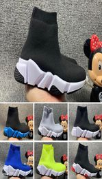 2020 Whole Sell Childrens Kid Sock shoes Vetements crew Sock Runner Trainers Shoes Kids Shoes Hight Top Sneakers Boot Eur 2438783849