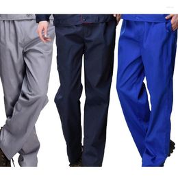 Men's Pants Spring Working Mens Cargo Auto Repair Breathable Workshop Factory Drop Durable Mechanical Straight Trousers