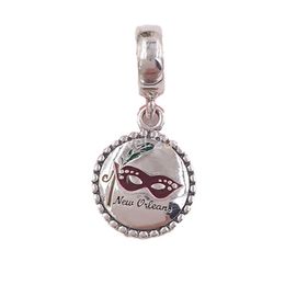 Andy Jewel Authentic 925 Sterling Silver Beads New Orleans Dangle Charm Mixed Enamel Charms Fits European Style Jewellery Bracelets & Necklace7101973
