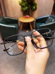 Designer Ch Cross Glasses Frame Chromes Brand Sunglasses New Retro Eyeglass Ultra Light Titanium for Men Heart Luxury High Quality Frames Free Shipping 2024 Slff