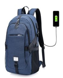 RUIPAI School Bag Boy Backpack Package USB Convenient Charging Teenager Boy Girl Student Kids Child Book Bag Fashion Y1814434312
