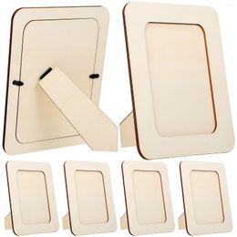 Frames 6 Pcs DIY Handmade Po Frame Inches (6 Pieces) Wood Crafts For Kids Wooden