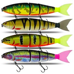 Fishing Lure Swimming Bait Jointed Floating sinking 245mm 19Color Giant Hard Section For Big Bass Pike 231229