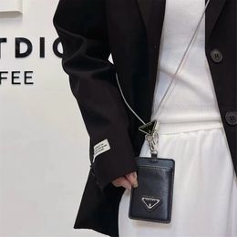 Beautiful Luxury Work ID Credit Card Holder Cases Mini Wallet Bus Card Crossbody Brand P Purse Hi Quality with More Colours with Logo Box Packing Man Woman