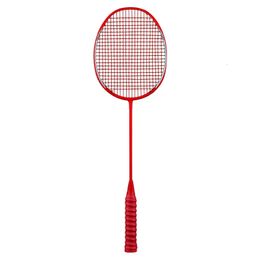 1 Pcs Badminton Racket Adult Full Carbon Single Training Wind breaker Frame 5U Super Light 231229