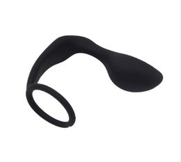 Adult Sex Toys Silicone Anal Plug Prostate Massager with Cock Ring Erotic Anus Stopper Asshole Play Games for men DY00217405073