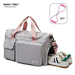 Gym Bag Waterproof Travel Independent Shoe Warehouse Light and Easy Fold Up Outdoor Storage MultiColor Casual Shopping 231228