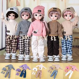 1 6 BJD 30CM Anime Doll Fashion Causal Suit Replacement Clothes Skirt Accessories Kids Girls DIY Toys Gift Reborn Kawaii 231228